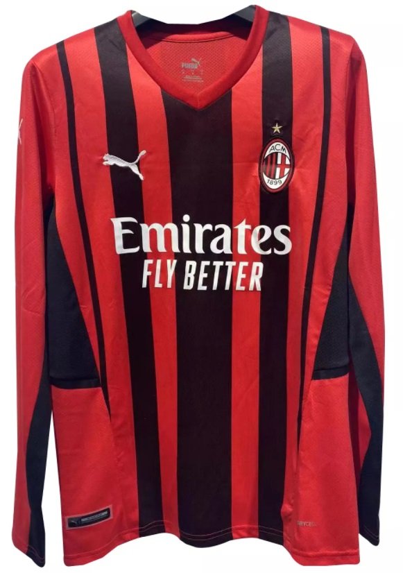 Camisa I Milan 2021 2022 Puma oficial manga comprida